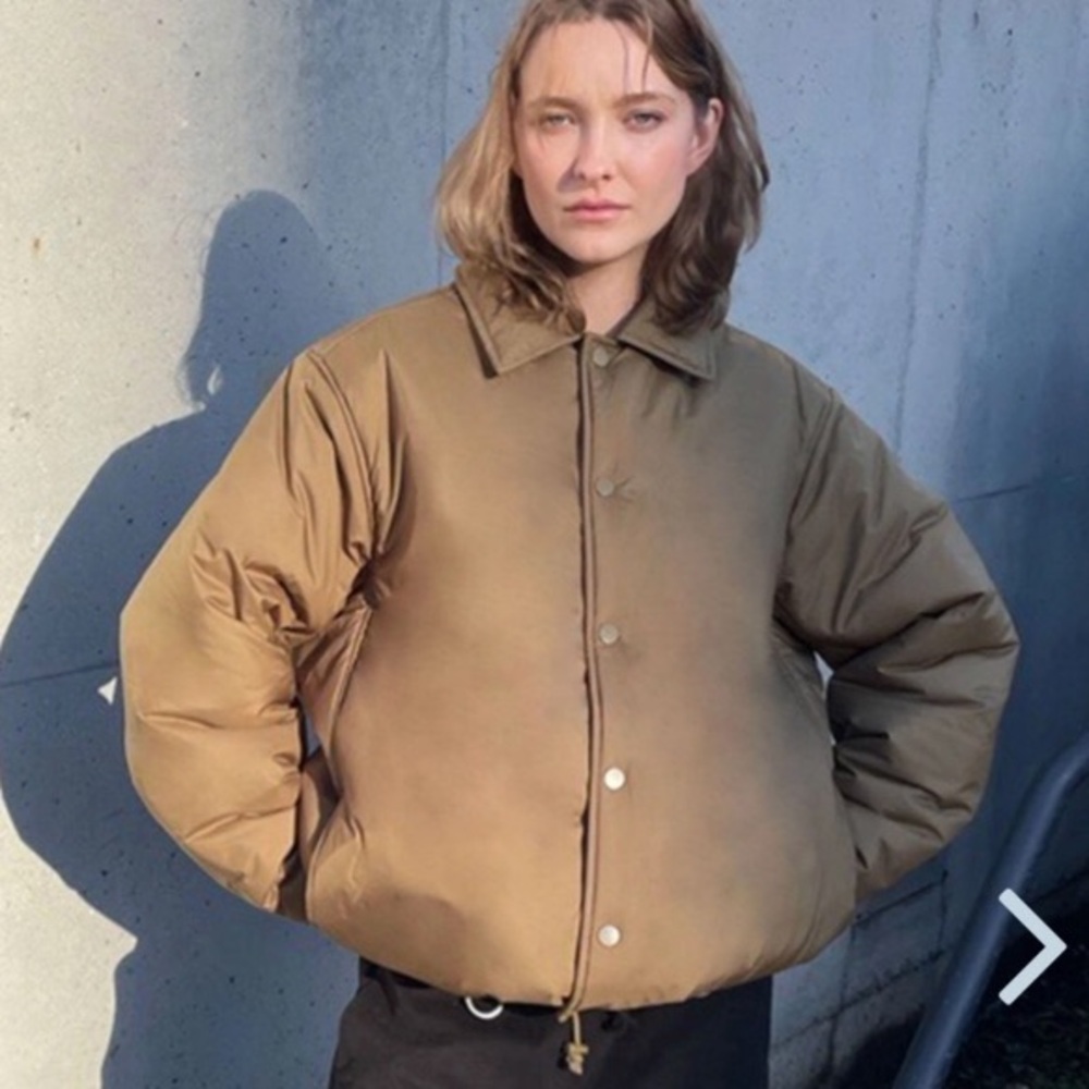 OAK + FORT Padded Coach Jacket